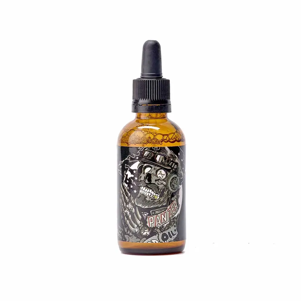 Panzer beard oil by Scissor Hands — beard care, shine, and shape control.