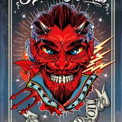 Vigor decorative poster by Scissor Hands for a barbershop.