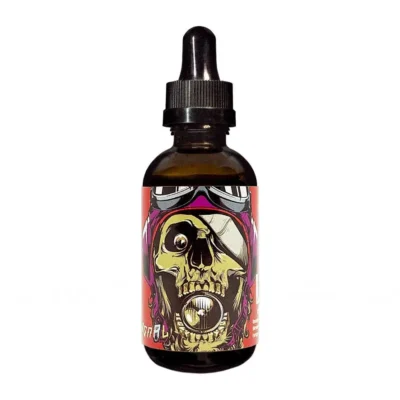 Signal Scissor Hands moisturizing beard oil in a dropper bottle for beard care and hydration.