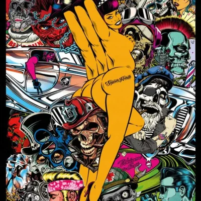 Ultimate Scissor Hands decorative poster for a barbershop.
