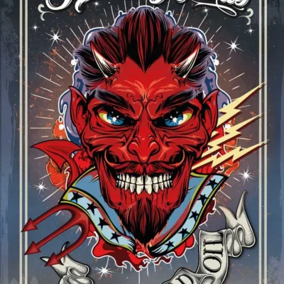 Vigor Scissor Hands decorative poster for a barbershop.