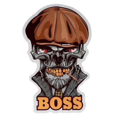 Boss sticker by Scissor Hands.