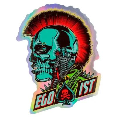 Egoist sticker by Scissor Hands.