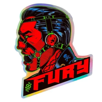 Fury sticker by Scissor Hands.