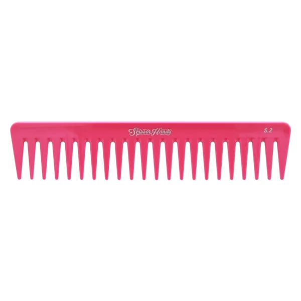 Scissor Hands S-2 beard comb for beard grooming and styling.