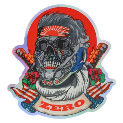 Zero sticker by Scissor Hands.
