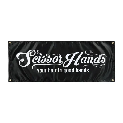 Scissor Hands banner.