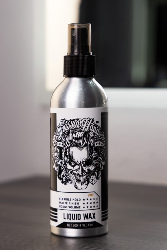 Liquid Wax — a texturizing spray for men’s hair by Scissor Hands